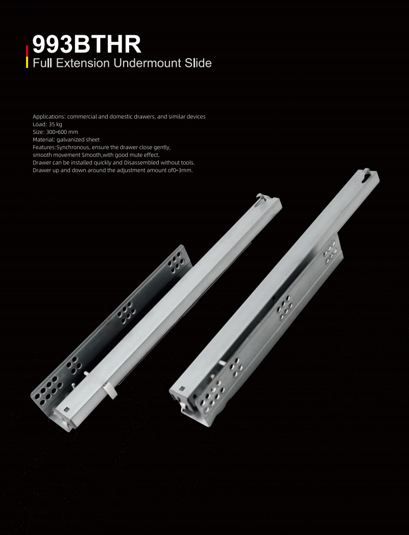 Undermount Drawer Slide
